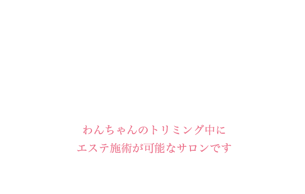 ワンちゃんのことならどのような些細なことでも相談いただけるペットサロンです